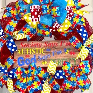 Autism Awareness Wreaths